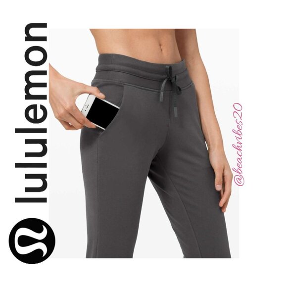 LULULEMON ATHLETICA Ready to Fleece Jogger Graphite Grey 8 EUC LL-217 - Picture 4 of 12